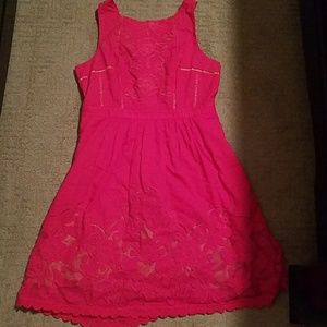 Eyelet Anthropologie Dress